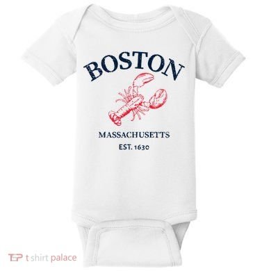 Boston Souvenir Boston Massachu Baby Bodysuit