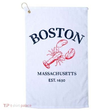 Boston Souvenir Boston Massachu Golf Towel
