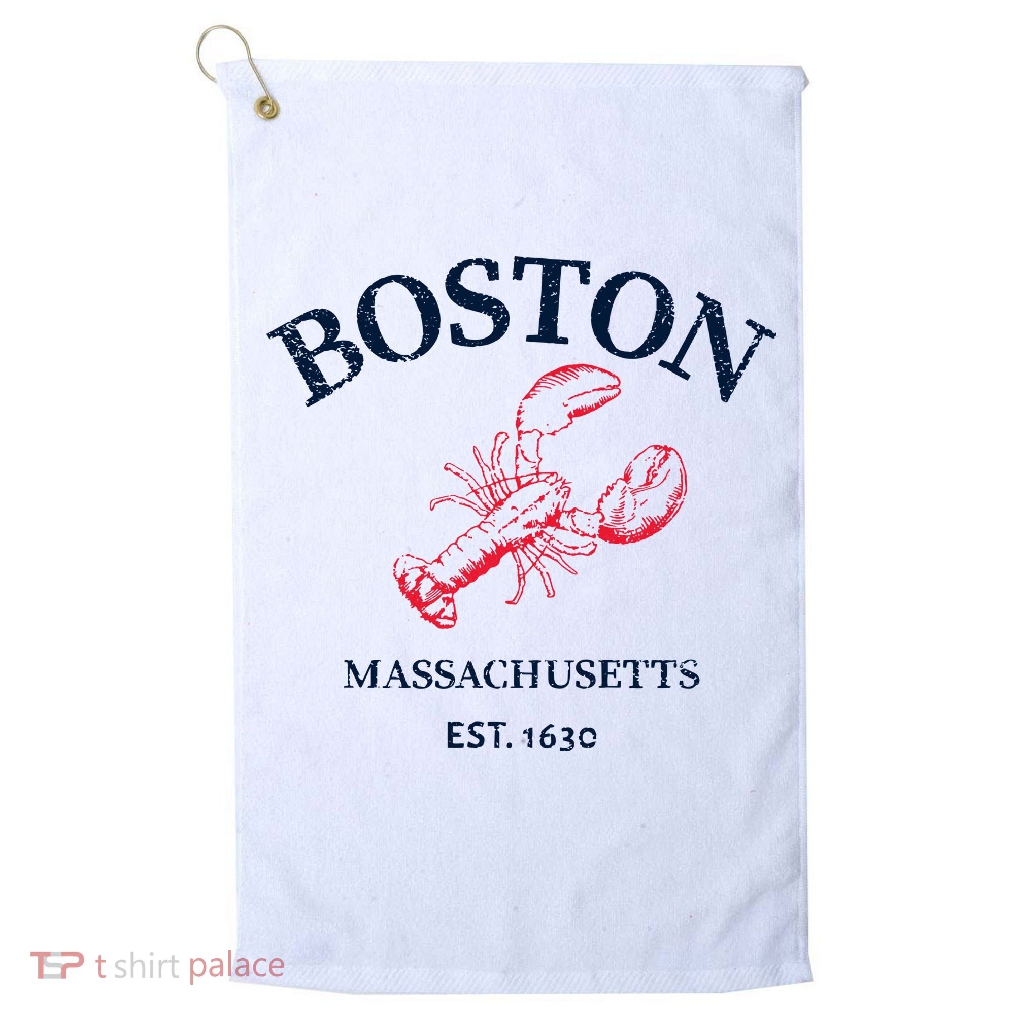 Boston Souvenir Boston Massachu Golf Towel