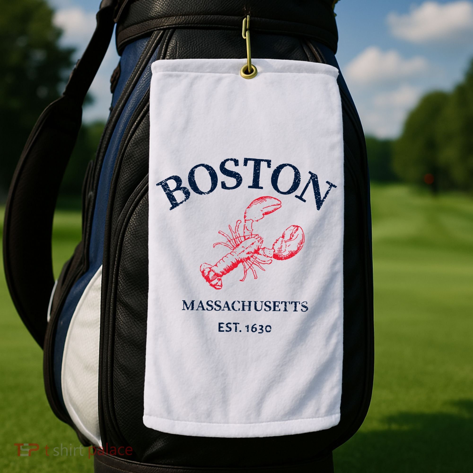Boston Souvenir Boston Massachu Golf Towel