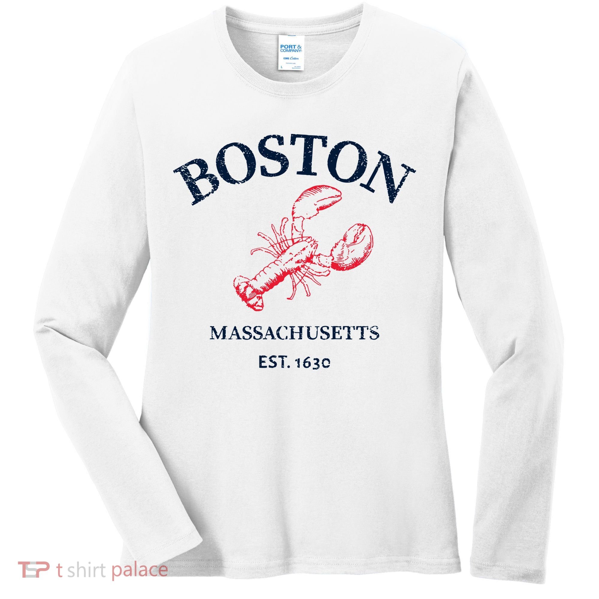 Boston Souvenir Boston Massachu Women's Long Sleeve Shirt