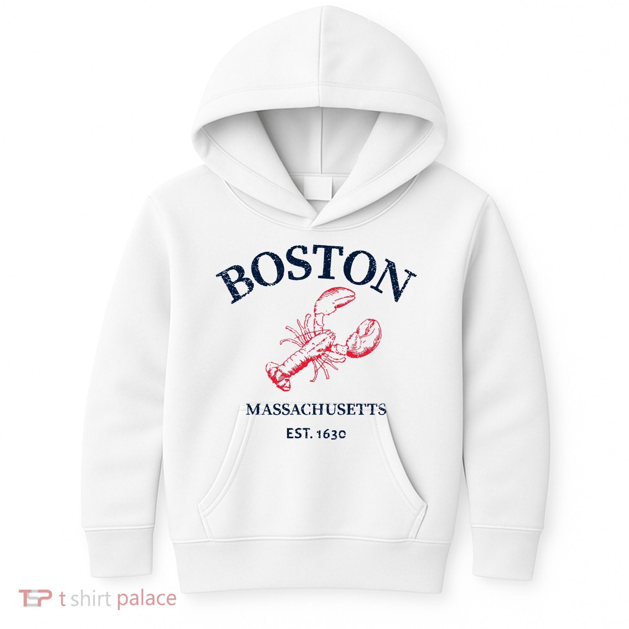 Boston Souvenir Boston Massachu Kids Hoodie
