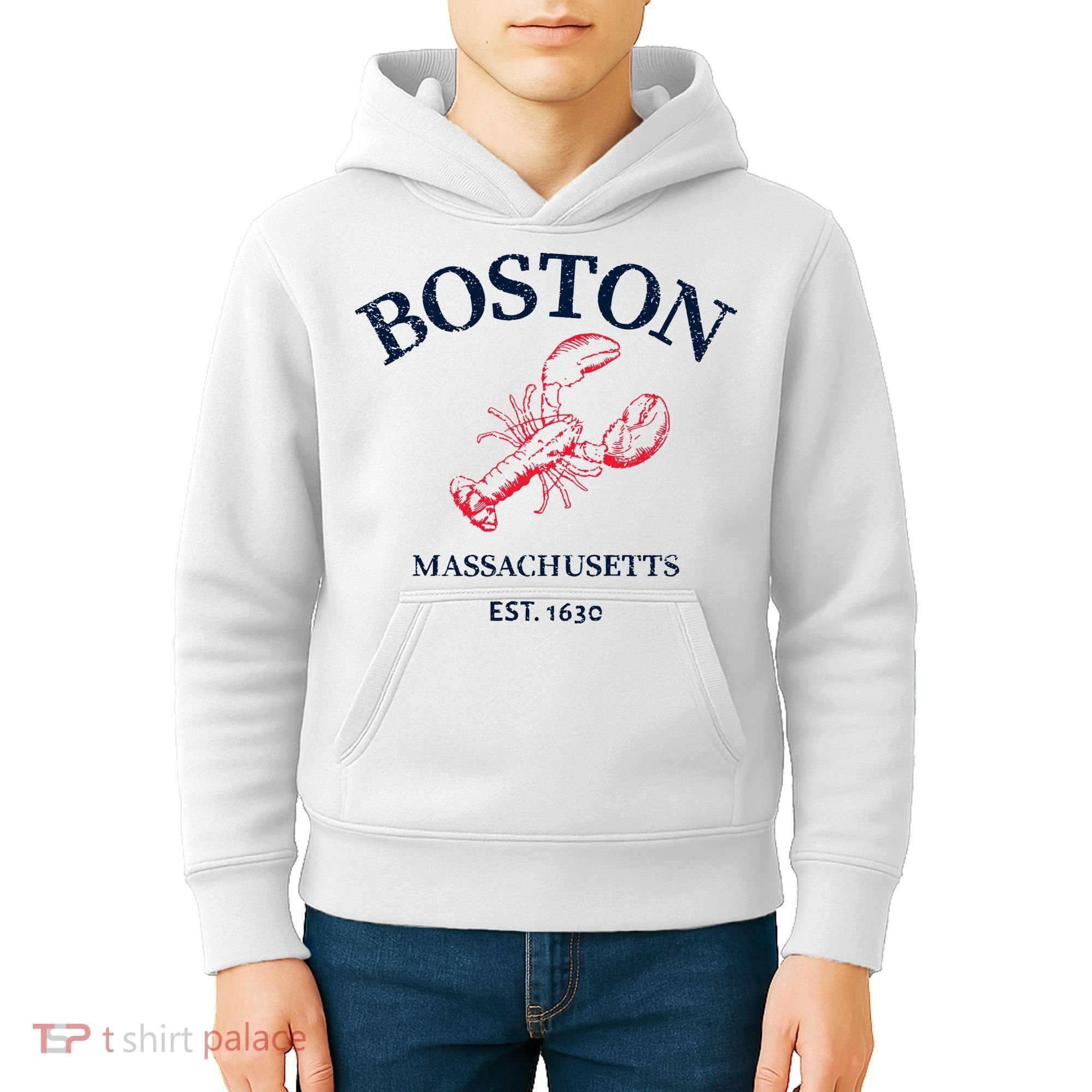 Boston Souvenir Boston Massachu Kids Hoodie