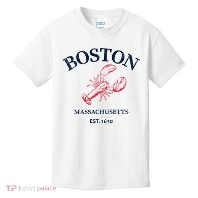 Boston Souvenir Boston Massachu Kids T-Shirt