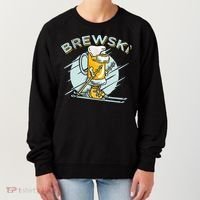 Brewski - Skiing Beer for Winter Sport Women's Sweatshirt thumb 0