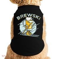 Brewski - Skiing Beer for Winter Sport Doggie Tank thumb 0