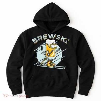 Brewski - Skiing Beer for Winter Sport Hoodie