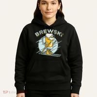 Brewski - Skiing Beer for Winter Sport Hoodie thumb 5