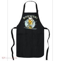 Brewski - Skiing Beer for Winter Sport Apron thumb 0