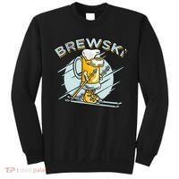 Brewski - Skiing Beer for Winter Sport Sweatshirt thumb 0