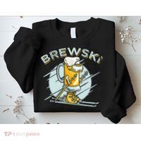 Brewski - Skiing Beer for Winter Sport Sweatshirt thumb 2