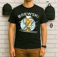 Brewski - Skiing Beer for Winter Sport T-Shirt thumb 6