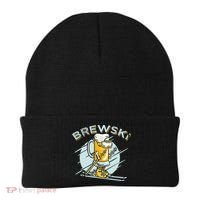 Brewski - Skiing Beer for Winter Sport Beanie thumb 0