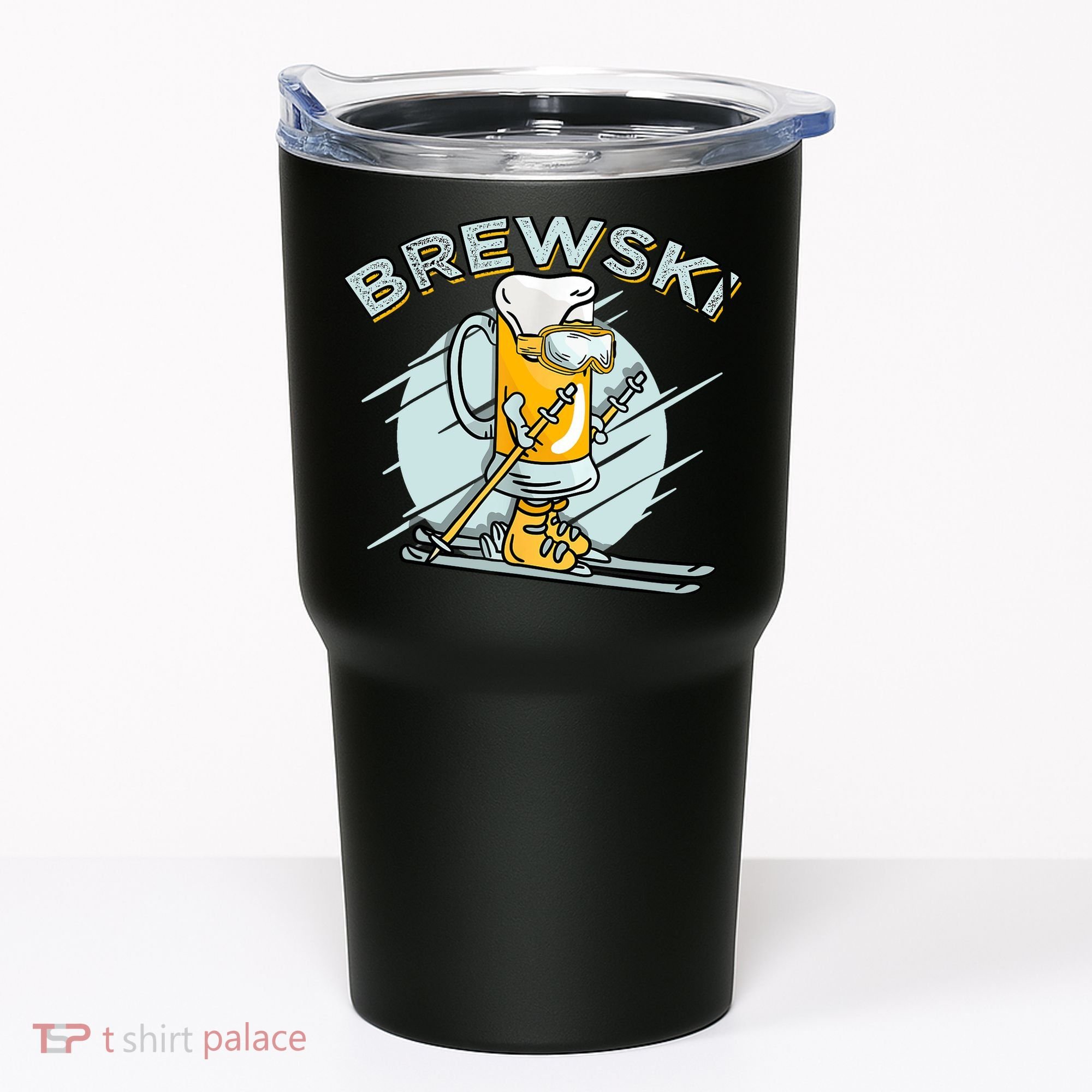 Brewski - Skiing Beer for Winter Sport Tumbler