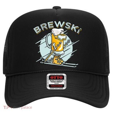 Brewski - Skiing Beer for Winter Sport Hat