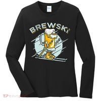Brewski - Skiing Beer for Winter Sport Women's Long Sleeve Shirt thumb 0