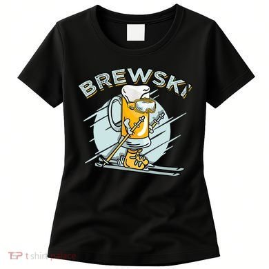 Brewski - Skiing Beer for Winter Sport Women's T-Shirt