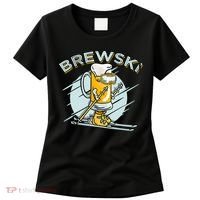 Brewski - Skiing Beer for Winter Sport Women's T-Shirt thumb 0
