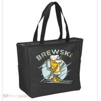 Brewski - Skiing Beer for Winter Sport Tote Bag thumb 2