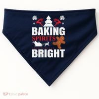 Baking Spirits Bright USA-Made Doggie Bandana thumb 0