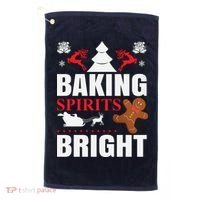 Baking Spirits Bright Golf Towel thumb 0