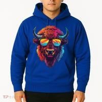Bison Sunglasses Hoodie thumb 2