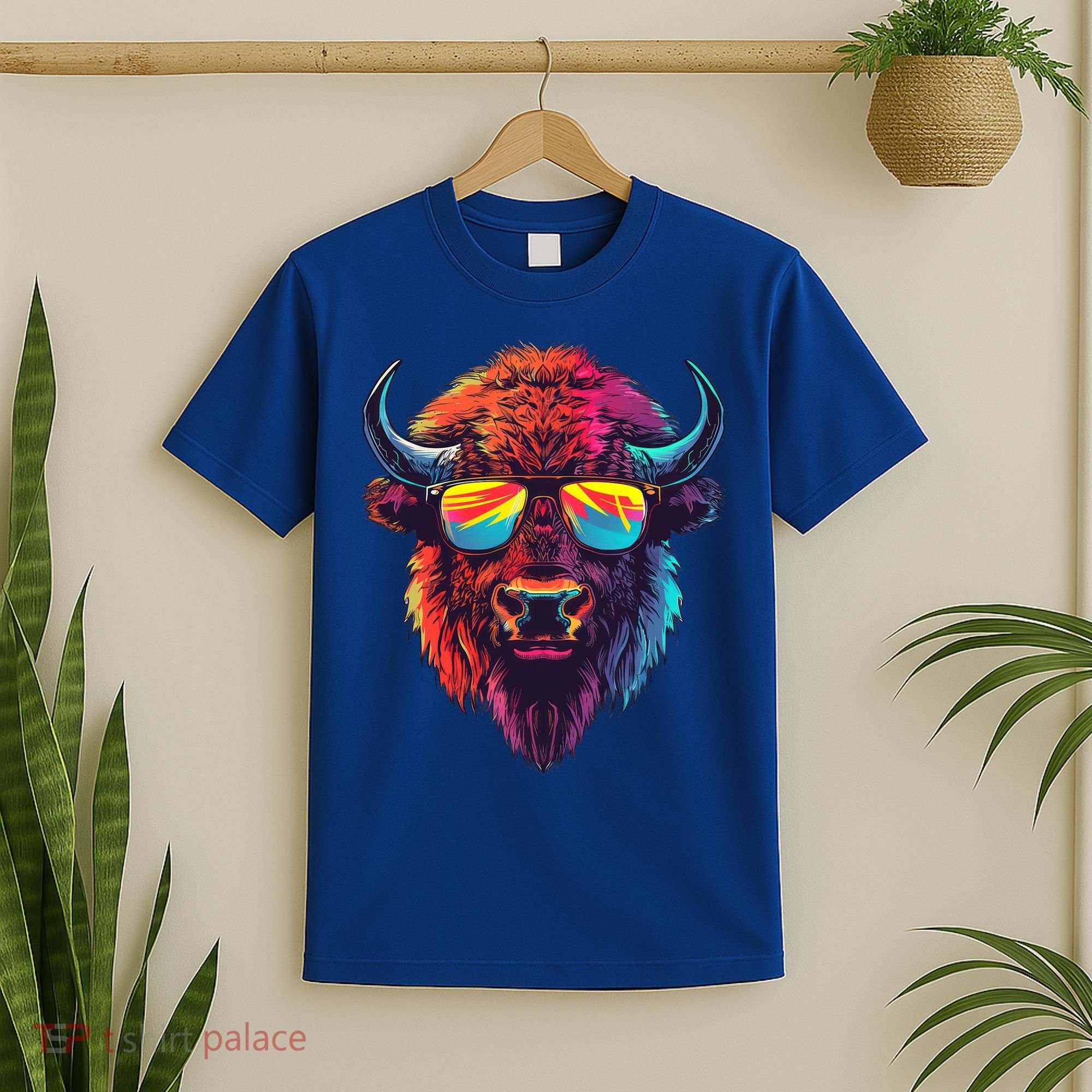 Bison Sunglasses T-Shirt