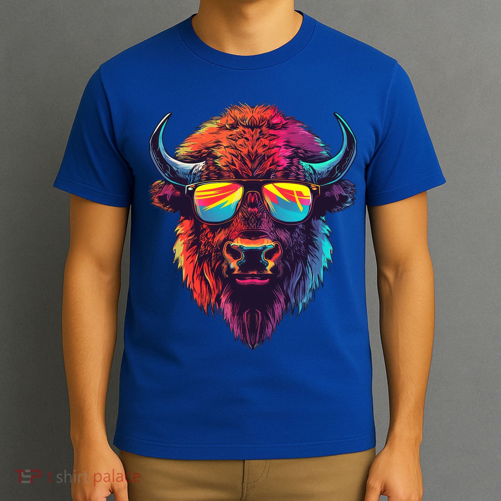 Bison Sunglasses T-Shirt