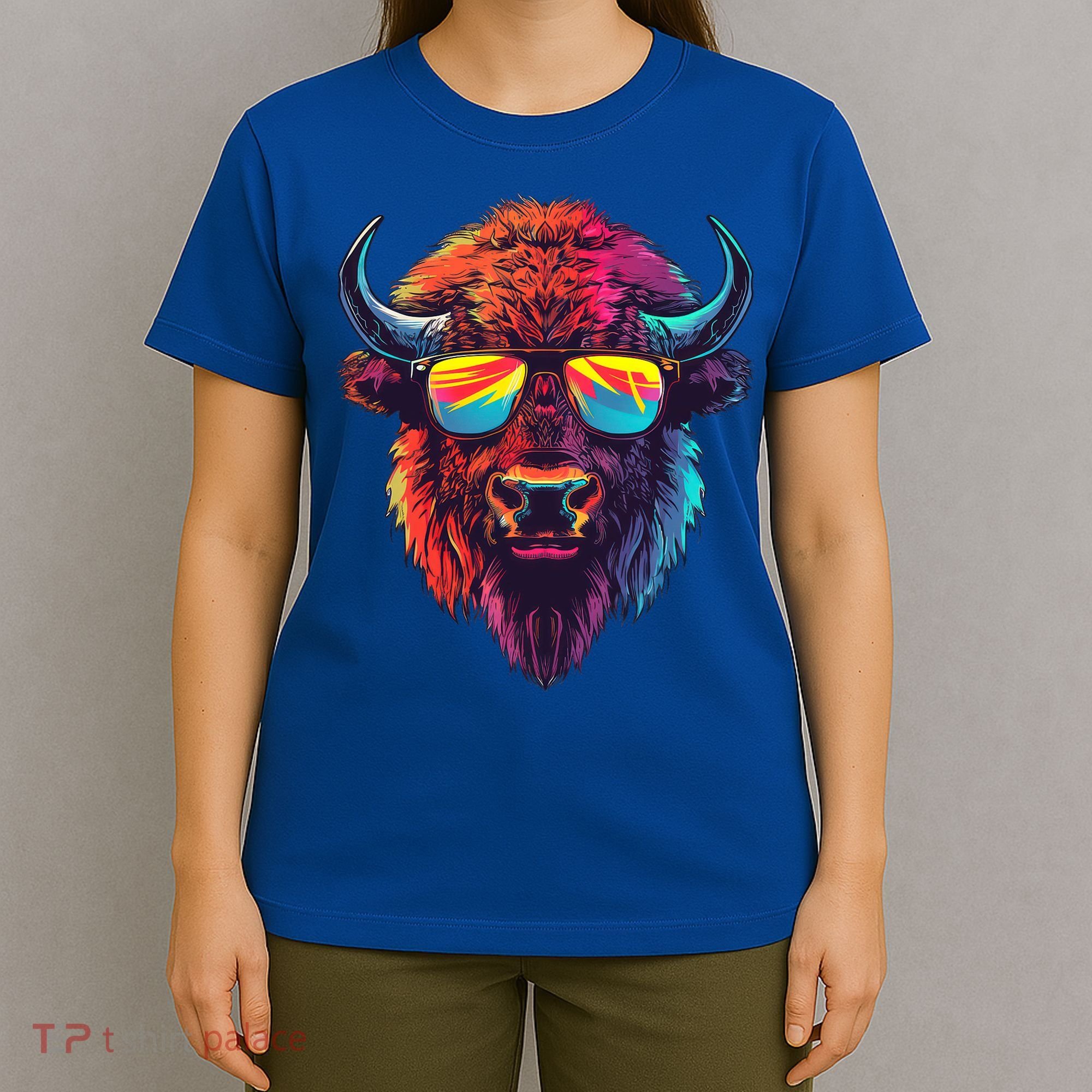 Bison Sunglasses T-Shirt