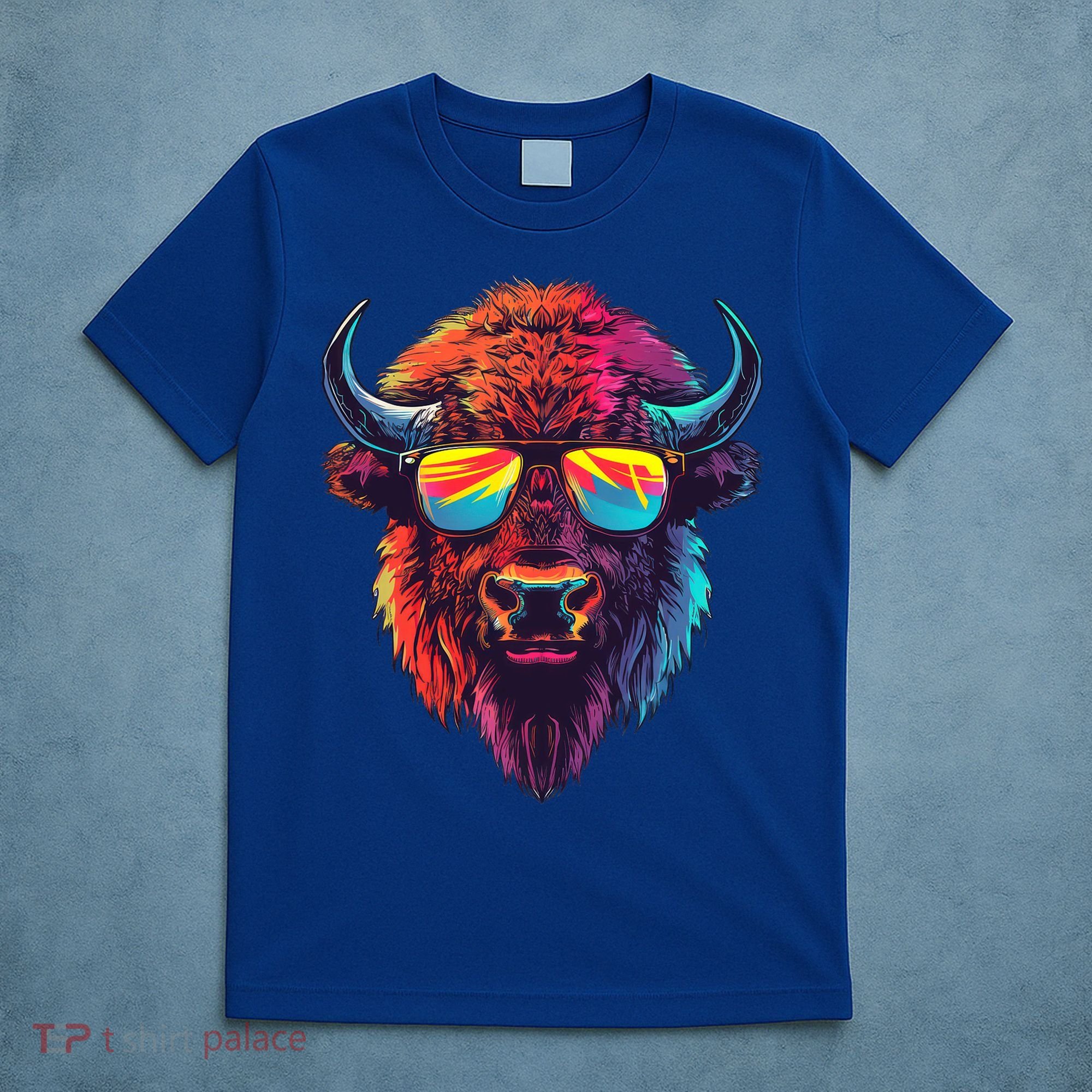 Bison Sunglasses T-Shirt