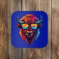 Bison Sunglasses Coaster thumb 0