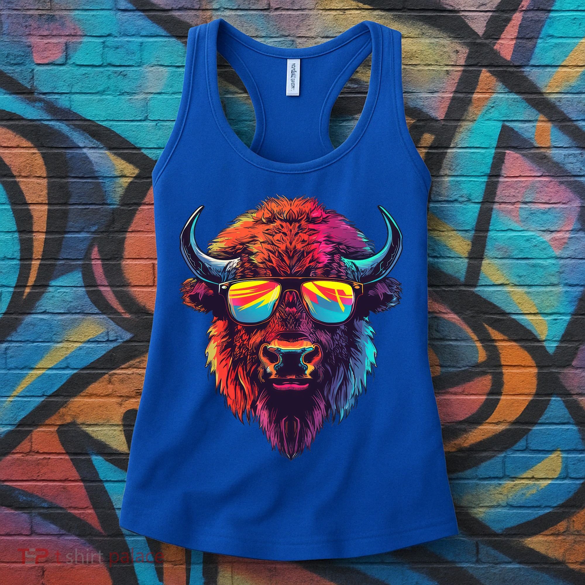 Bison Sunglasses Women's Tank Top