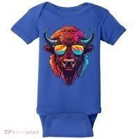 Bison Sunglasses Baby Bodysuit thumb 0
