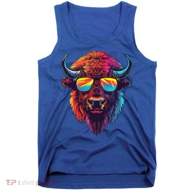 Bison Sunglasses Tank Top