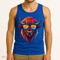 Bison Sunglasses Tank Top thumb 3