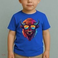 Bison Sunglasses Toddler T-Shirt thumb 2