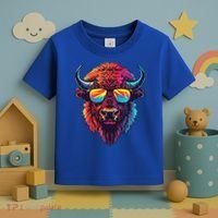 Bison Sunglasses Toddler T-Shirt thumb 3