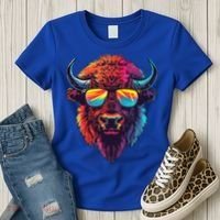 Bison Sunglasses Women's T-Shirt thumb 3