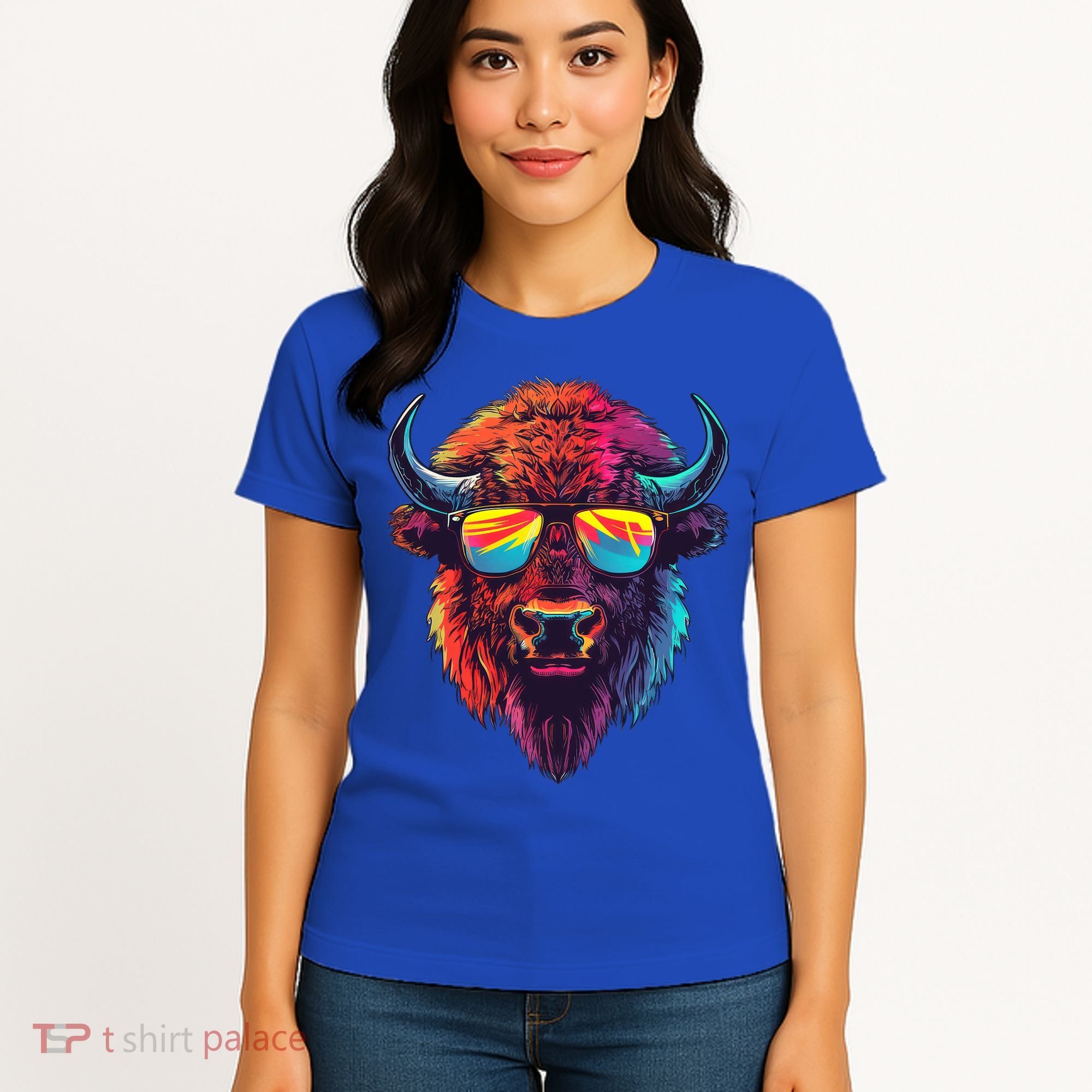 Bison Sunglasses Women's T-Shirt