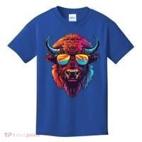 Bison Sunglasses Kids T-Shirt thumb 0
