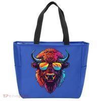 Bison Sunglasses Tote Bag thumb 0
