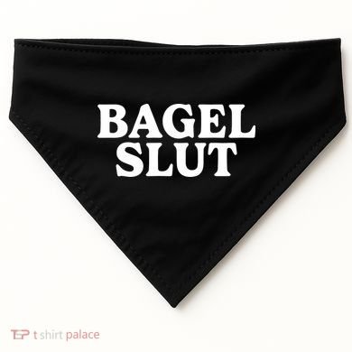 Bagel Slut USA-Made Doggie Bandana