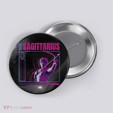 Born Sagittarius Button