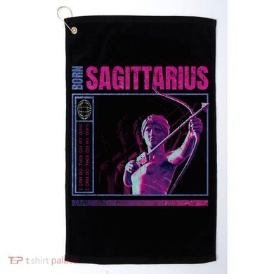 Born Sagittarius Golf Towel