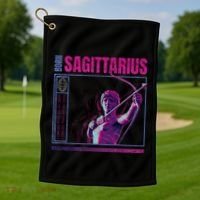 Born Sagittarius Golf Towel thumb 1