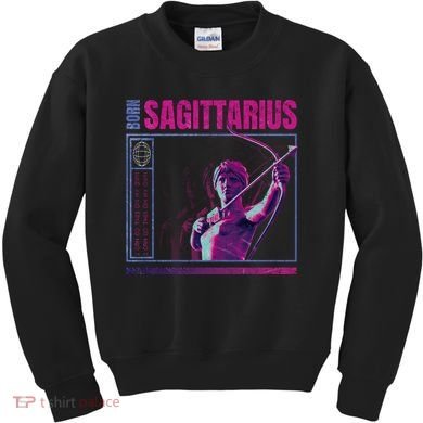 Born Sagittarius Kids Sweatshirt