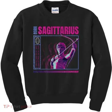 Born Sagittarius Kids Sweatshirt