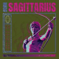 Born Sagittarius Mousepad thumb 1