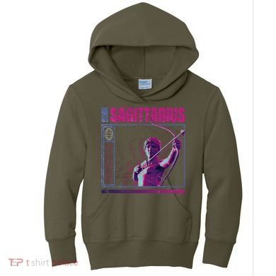 Born Sagittarius Kids Hoodie