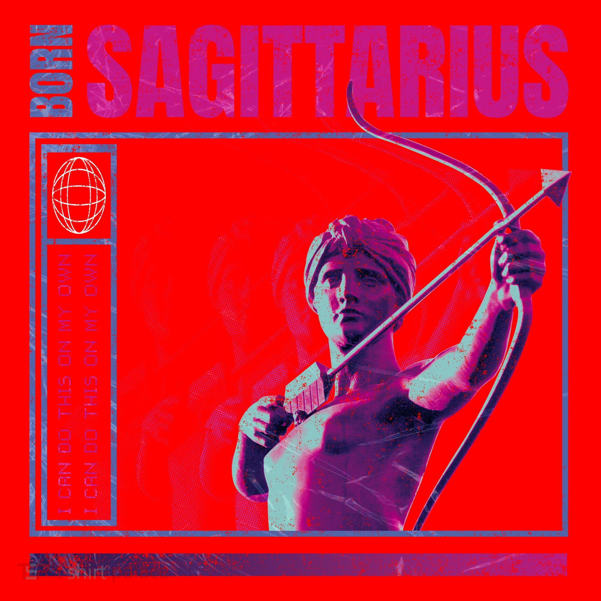 Born Sagittarius Santa Hat